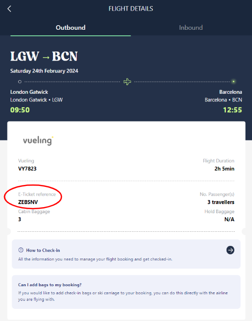 How to checkin to your Vueling flight Heidi